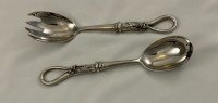 GUM LEAF SALAD SERVERS 